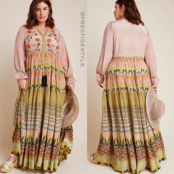 NWT Anthropologie Bhanuni Jyoti Giorgia dress - Picture 3 of 7